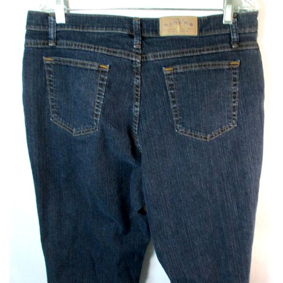 Riders By Lee Women's Petite Mid Rise Straight Leg Stretch Blue Jeans Size 18P - Picture 5 of 9